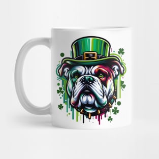 American Bulldog Celebrates Saint Patrick's Day Mug